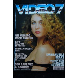 VIDEO 7 101  1990   TRACI LORDS  William SHELLER Jacques DUTRONC MADONNA    + CAHIER EROTIC