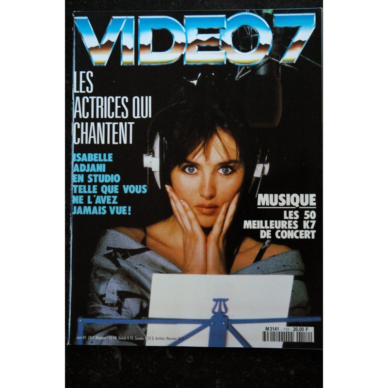VIDEO 7 110  1990   Victoria ABRIL NIKITA Anne PARILLAUD Bruno MASURE Jodie FOSTER Robert ALDRICH  + CAHIER EROTIC
