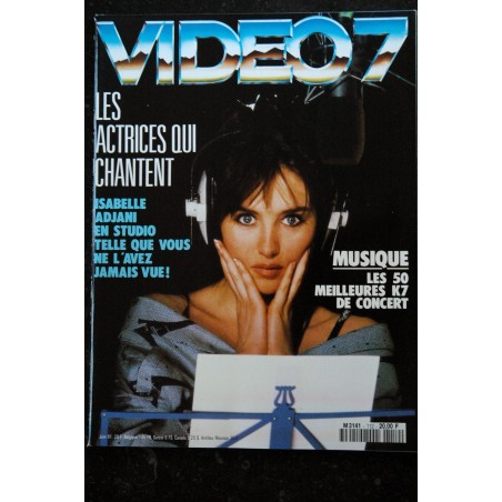 VIDEO 7 110  1990   Victoria ABRIL NIKITA Anne PARILLAUD Bruno MASURE Jodie FOSTER Robert ALDRICH  + CAHIER EROTIC
