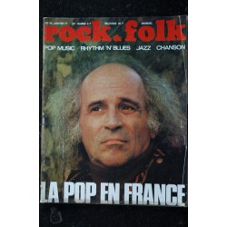ROCK & FOLK 048 n° 48 JANVIER 1971   COUVERTURE LEO FERRE APHRODITE CHILD'S BRIGITTE FONTAINE DONOVAN ZAPPA Neil YOUNG