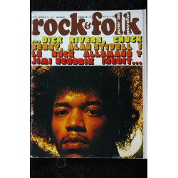 ROCK & FOLK 072  n° 72 JANVIER 1973 ROXY MUSIC PINK FLOYD CHICAGO BRASSENS ANGE SANTANE
