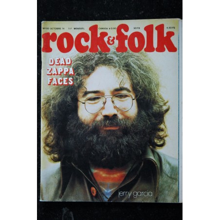 ROCK & FOLK 092  n° 92 SEPTEMBRE 1974 COVER LEONARD COHEN FREDDIE KING Jean Luc PONTY Mama CASS Elton John
