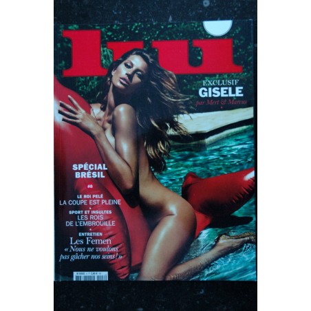 LUI 008 N° 8 SPECIAL BRESIL GISELE MERT MARCUS GIRLS NUDES GLAMOUR OLIVIER ZAHM EROTIC