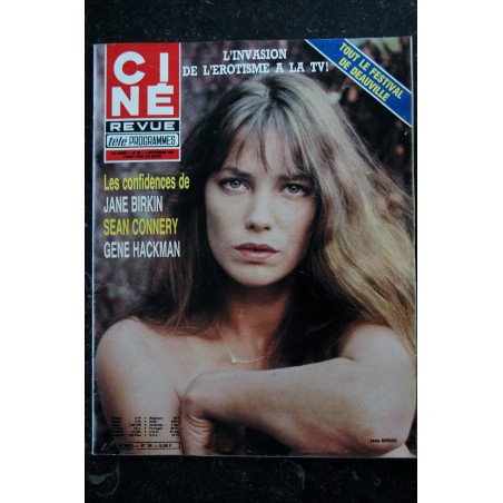 CINE REVUE 1981 n° 10 KAREN CHERYL HERVE VILLECHAIZE ROGER MOORE POSTER M MORGAN
