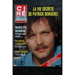 CINE REVUE 1982  n° 30  Patrick DEWAERE  Christian MORIN Daniel CECCALDI Eddie CONSTANTINE John HURT