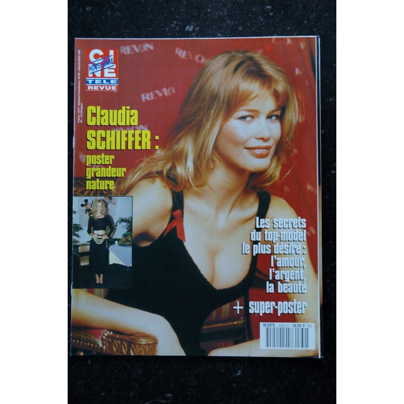 CINE REVUE HS 1993  01/02  Spécial TOP-MODELS CINDY CRAWFORD CLAUDIA SCHIFFER Posters Géants