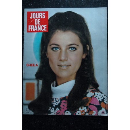 JOURS DE FRANCE 663 1967 JUILLET COVER MICHELE MERCIER SHEILA JEANNE MOREAU SAINT TROPEZ MODE 1967