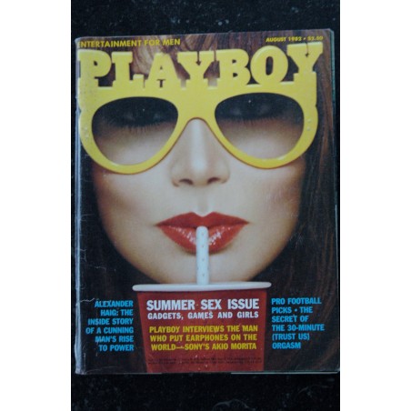 PLAYBOY US 1982 09 SEPTEMBER C. CLARKE CONNIE BRIGHTON FRAN JEFFRIES INTEGRAL NUDES