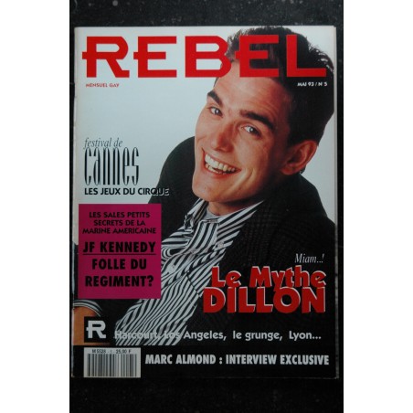 REBEL n° 2   * 1993 *  BRAD PITT CLINTON BIGARD  Devenez Arnold en 48 heures