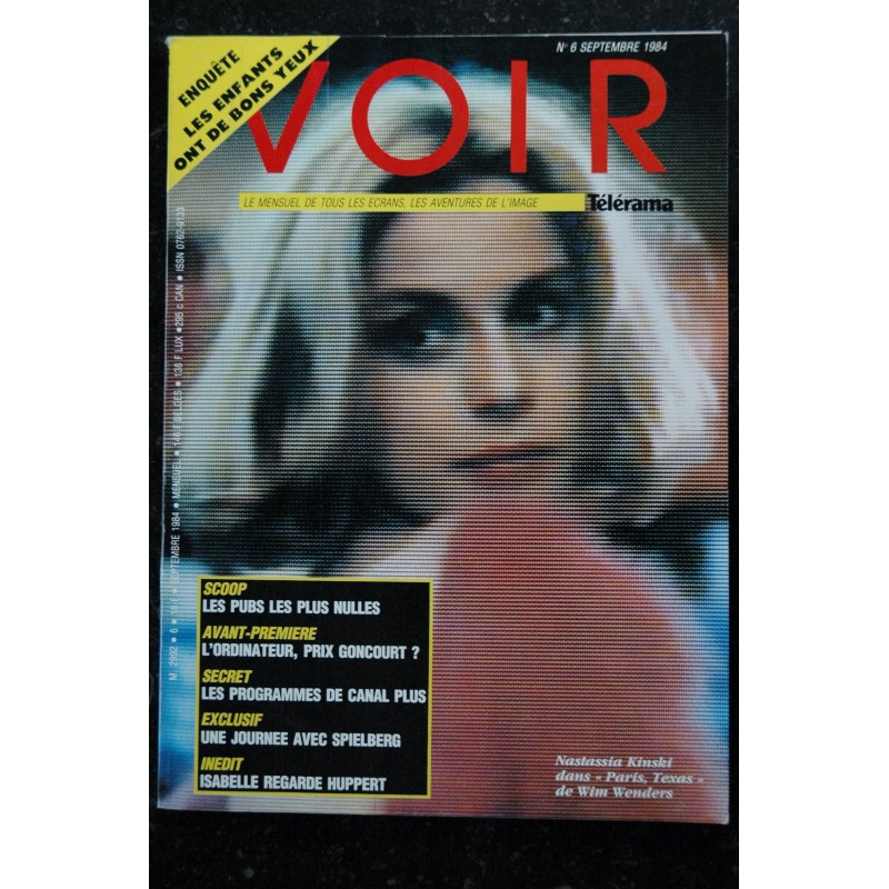 VOIR  TELERAMA 1984  n°  4   *   JANE BIRKIN  Jacques DOILLON