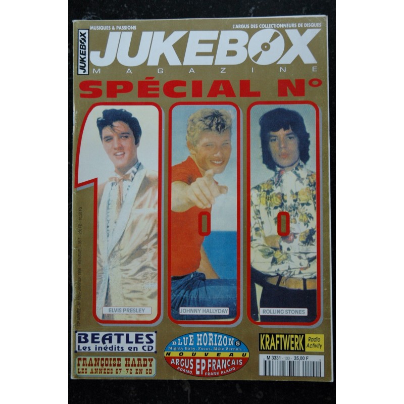 JUKEBOX   97  *  1995  *   ROLLING STONES  CHATS SAUVAGES  VINCE TAYLOR  HALLYDAY