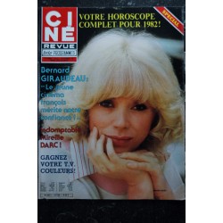 CINE REVUE 1981 n° 50  Mireille DARC  Berard GIRAUDEAU  Olivia Newton-John Carolinede Monaco Romy Schneider