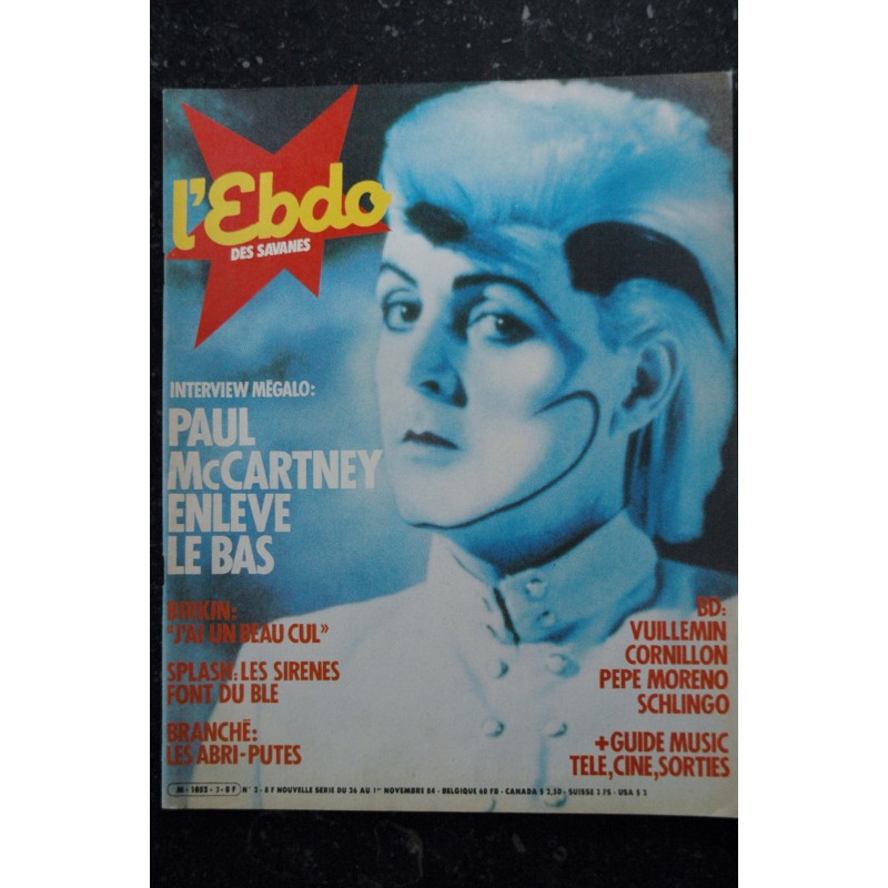 L'ECHO DES SAVANES  153   * 1996  *  Les vrais fantasmes des stars   Vuillemin  Duhamel Wolinski Arnon