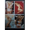 PLAYBOY 005 2000 ETE + 8 CARTE POSTALES PLAYMATES SAND ANDERSON CARRE OTIS ENTIEREMENT NUES