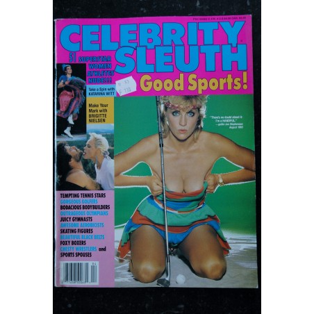 CELEBRITY SLEUTH Vol 04  n° 03  Sherilyn FENN 55 network nudes !! Tracey ULLMAN Linda GRAY Victoria Jackson