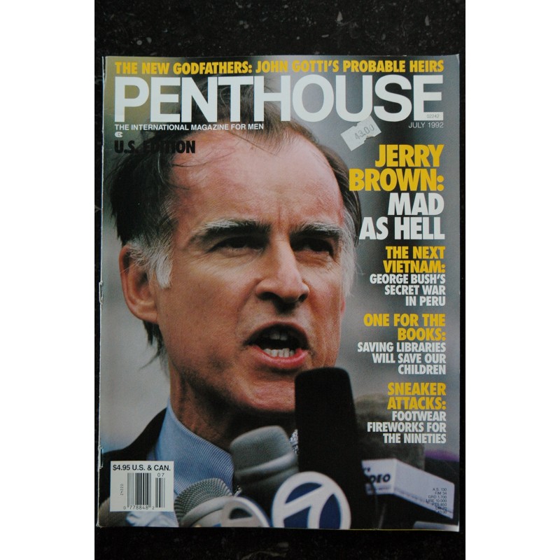 PENTHOUSE US 1992/07 Nicole Simmons Nicole Gerritse Photos: Earl Miller, John David Govenor Jerry Brown