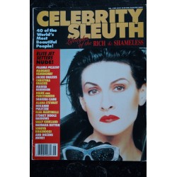 CELEBRITY SLEUTH Vol 02 n° 04  Michelle PFEIFFER Raquel WELCH Kim BASINGER Ornela MUTI Jacqueline BISSET