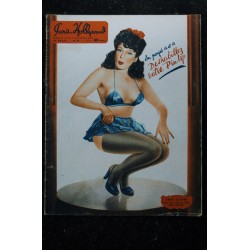 PARIS HOLLYWOOD 72 PIN-UP ROGER BRARD + CALQUE GERALDINE BROOKS BACCHANALES NUS