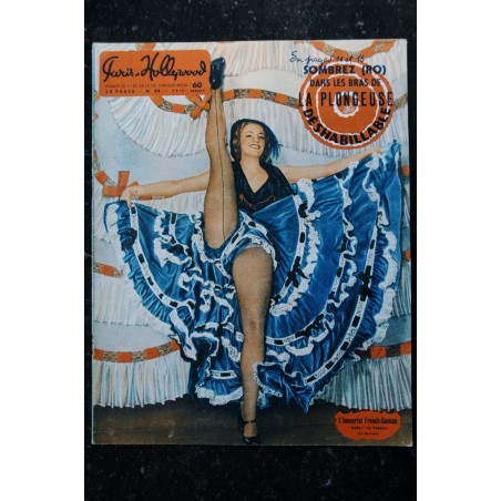 PARIS HOLLYWOOD 84 PIN-UP DESHABILLABLE ROGER BRARD + CALQUE FRENCH CANCAN HOT