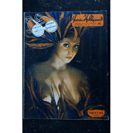 PARIS HOLLYWOOD 84 PIN-UP DESHABILLABLE ROGER BRARD + CALQUE FRENCH CANCAN HOT