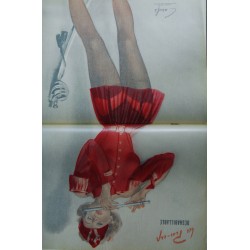 PARIS HOLLYWOOD 85 PIN-UP BRARD + CALQUE DORIS DAY LISA DOREL CONFIDENCES MAGGY