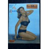 PARIS HOLLYWOOD 86 PIN-UP BRARD + CALQUE La ravissante LILO La FLUTISTE