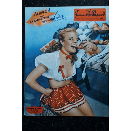 PARIS HOLLYWOOD 87 PIN-UP BRARD + CALQUE LANA TURNER Poussez l'ESCARPOLETTE
