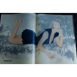 PARIS HOLLYWOOD 87 PIN-UP BRARD + CALQUE LANA TURNER Poussez l'ESCARPOLETTE