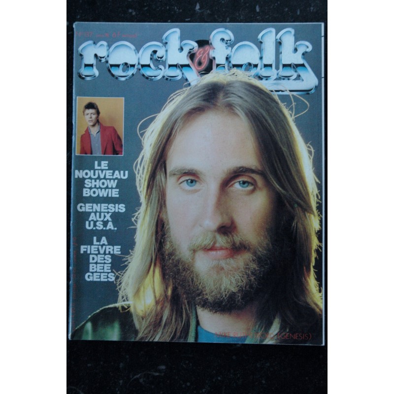 ROCK & FOLK 136  MAI 1978  PETER GABRIEL  Patti Smith Randy Newman ELVIS PRESLEY IGGY