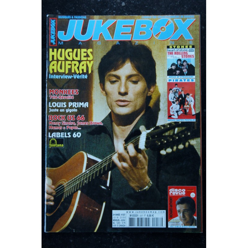 JUKEBOX  256  *  2008  *  ABBA SYLVIE VARTAN  Fac-Similé Disco Revue ELVIS PRESLEY