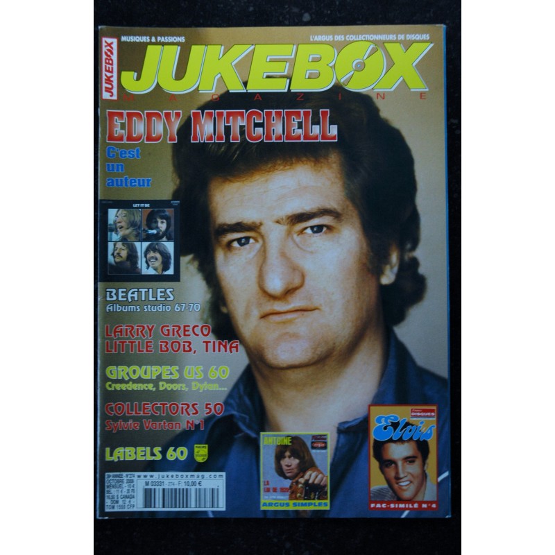 JUKEBOX  273  *  2009  *  BEATLES BYRDS CANNED HEAT LIONCEAUX   Fac-Similé France DISQUES DICK RIVERS