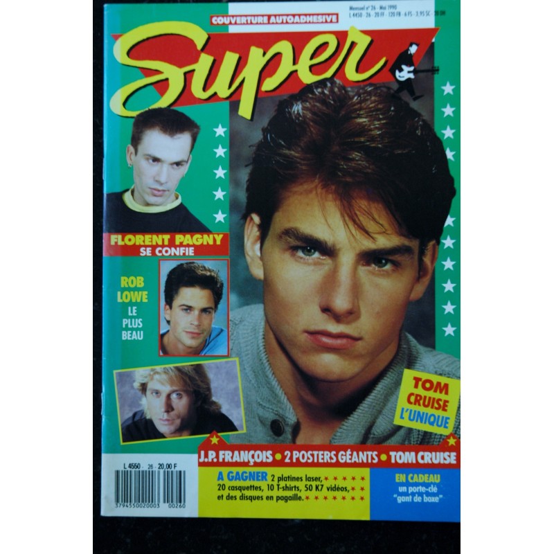 SUPER N° 28 JUILLET 1990 COVER MADONNA FATALE NEW KIDS ON THE BLOCK  MICHAEL JACKSON + POSTERS GEANT BROS FLORENT PAGNY