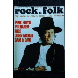 ROCK & FOLK 039  n° 39 AVRIL 1970  COVER ROBERT PLANT PINK FLOYD LED ZEPPELIN XENAKIS BEATLES BRIGITTE FONTAINE