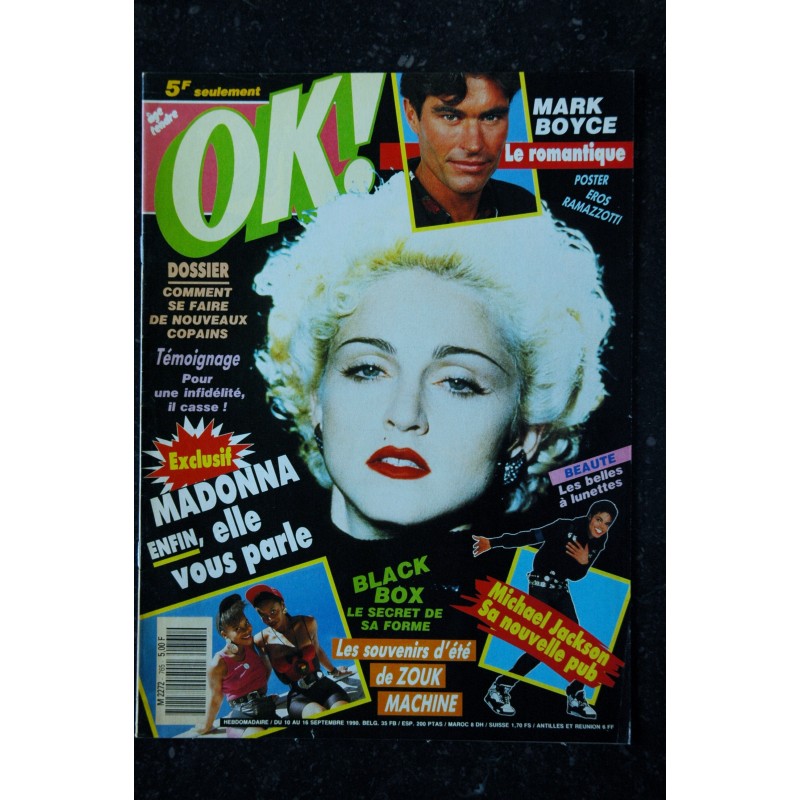 OK ! âge tendre 592 1987 MAI COVER MADONNA LES REVELATIONS DE PATRICK HERNANDEZ PRINCE