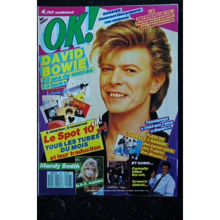 OK ! âge tendre 789 1991 COVER GEORGE MICHAEL INGTERVIEW WHAM ! INDRA PATRICK BRUEL