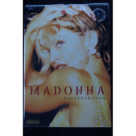 MADONNA CALENDAR CALENDRIER 2003 UNOFFICIAL ZINC 7