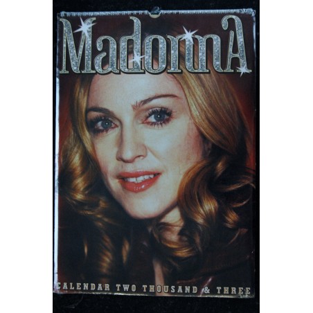 MADONNA CALENDAR CALENDRIER 2006 SIGNATURES NETWORK BOY TOY DANILO