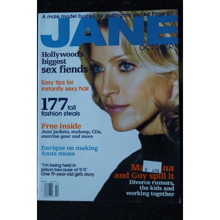 TELERAMA 2646 2000 OCTOBRE COVER MADONNA DIVA MADONNA