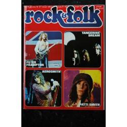 ROCK & FOLK 119 DECEMBRE 1976 Peter FRAMPTON TANGERINE DREAMS AEROSMITH Patti SMITH LAVILLIERS BEE GEES