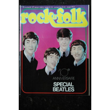 ROCK & FOLK 118  NOVEMBRE 1976  SPECIAL BEATLES 48 pages Kraftwerk Led Zeppelin