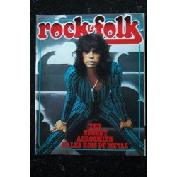 ROCK & FOLK 123  AVRIL 1977  STEVEN TYLER TED NUGENT AEROSMITH Stevie WONDER Heavy METAL Doc Watson