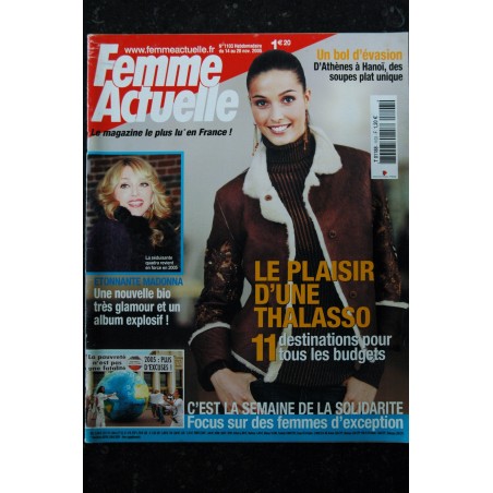 Nous Deux N° 3052 2005 DEC COVER MADONNA SUPERSTAR + 2 PAGES MADONNA SAGE COMME UNE IMAGE ?