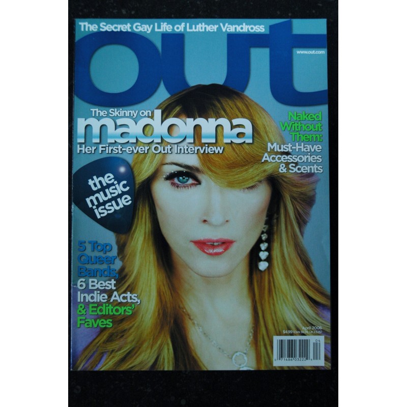 NIGHT LIFE 28 JUILLET 2006 COVER MADONNA GOD BLESS + 4 PAGES TOUCHEE PAR LA GRACE DOC GYNECO