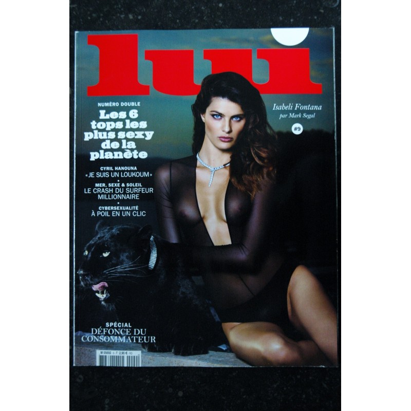 LUI 009 COVER ISABELI FONTANA SARA SAMPAIO KARMEN PEDARU EMILY DIDONATO TOPS SEXY NUDES