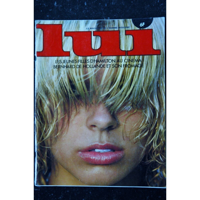 LUI 159 1977 AVRIL INTERVIEW JEAN-PIERRE ELKABBACH HAMILTON PIN-UP ASLAN