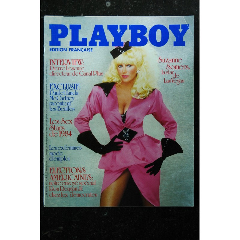 PLAYBOY 133 PAUL & LINDA McCARTNEY HOT STAR DE 1984 SUZANNE SOMERS INTEGRAL NUDE