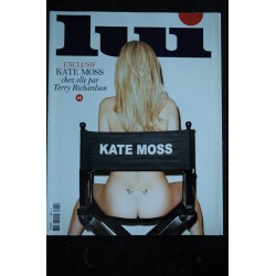 LUI 005 N° 5 COVER KATE MOSS ENTIEREMENT NUE SOUS BODY TERRY RICHARDSON 12 PAGES MCLELLAN HOT