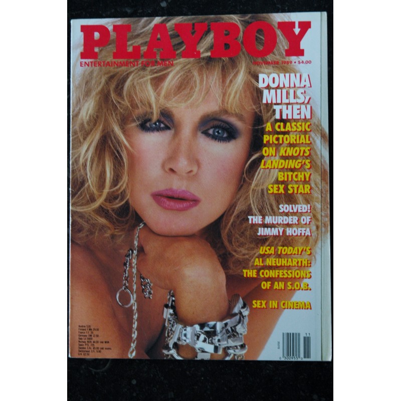 PLAYBOY US 1989 11 DONNA MILLS   SEX IN CINEMA Renée Tenison Garry Kasparov