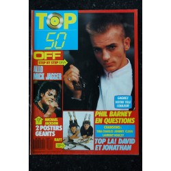 TOP 50 085 N° 85 OFF MICK JAGGER MICHAEL JACKSON RAFT PHIL BARNEY DAVID ET JONATHAN