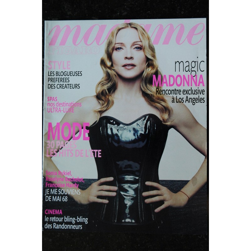 MADAME FIGARO 1153 SEPTEMBRE 2006 COVER MADONNA LES 30 ANS DE JEAN-PAUL GAULTIER